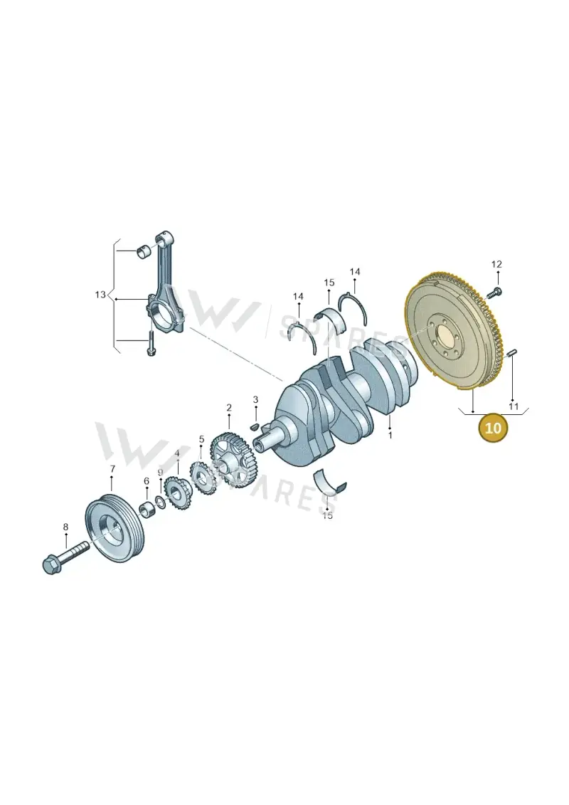 03D105269D — Skoda Rapid (2012-2022) diagram 740105010, position 10