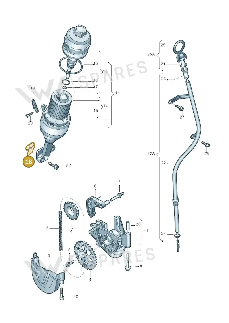 03D115359A — Skoda Rapid (2012-2022) diagram 253115030, position 18
