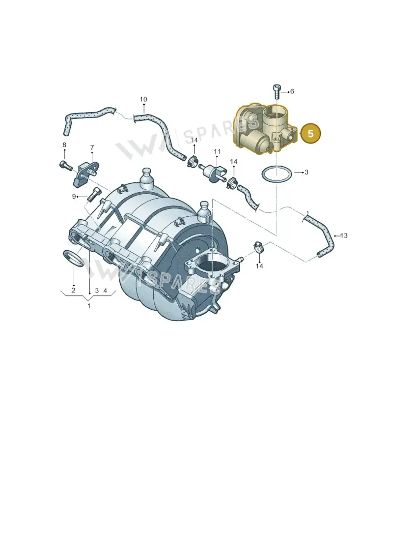 03D133062F — Skoda Rapid (2012-2022) diagram 481133160, position 5