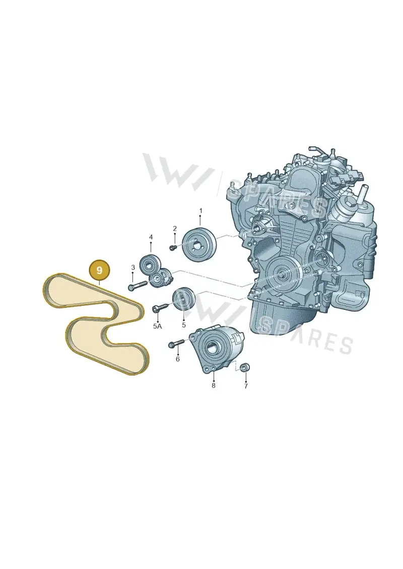 03D145933AG — Skoda Rapid (2012-2022) diagram 253903150, position 9