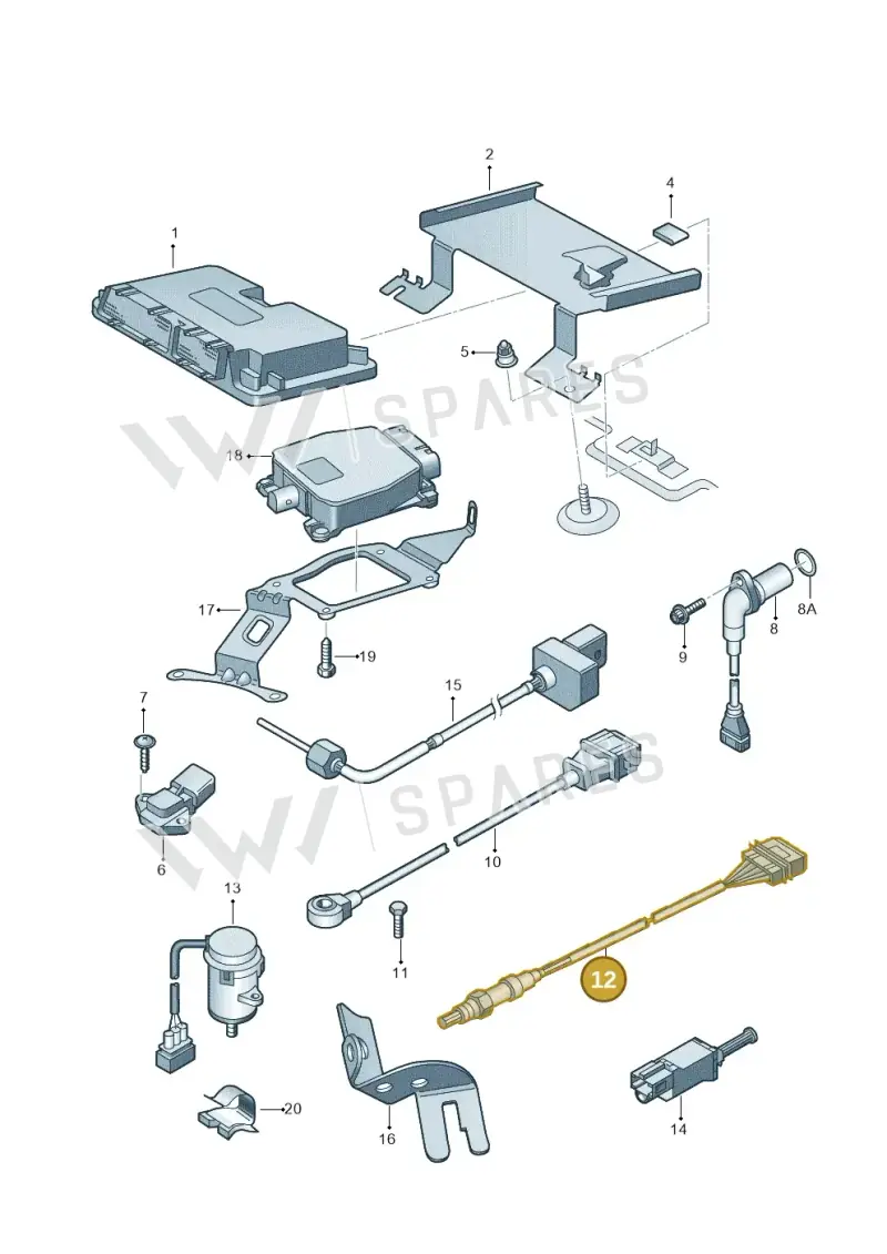 03D906265A — Skoda FABIA/COMBI            05> (2004-) diagram 225906000, position 12