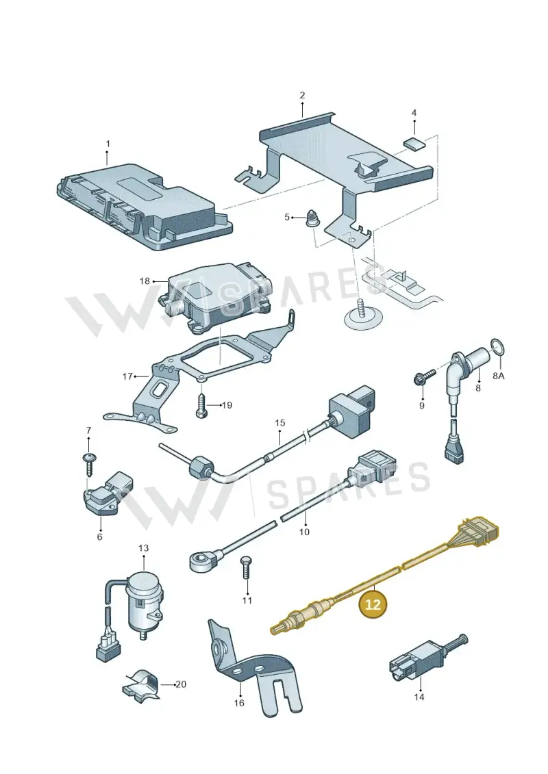 03D906265C — Skoda FABIA/COMBI            05> (2004-) diagram 225906000, position 12