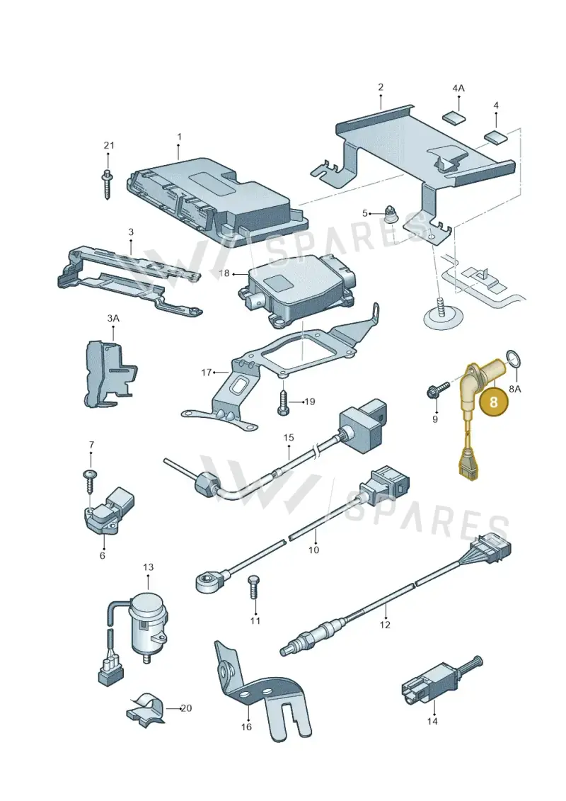 03D907601A — Skoda FABIA/COMBI NF         07> (2006-) diagram 481906000, position 8