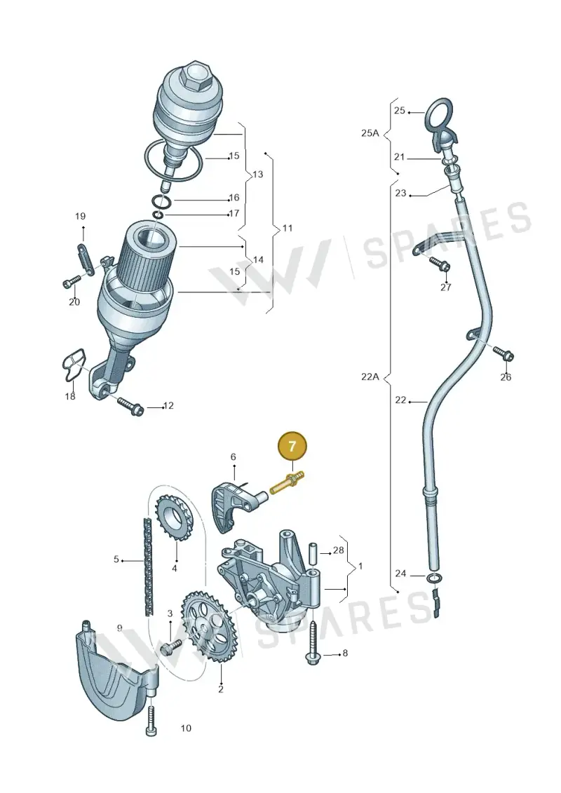 03E109511A — Skoda Rapid (2012-2022) diagram 253115030, position 7