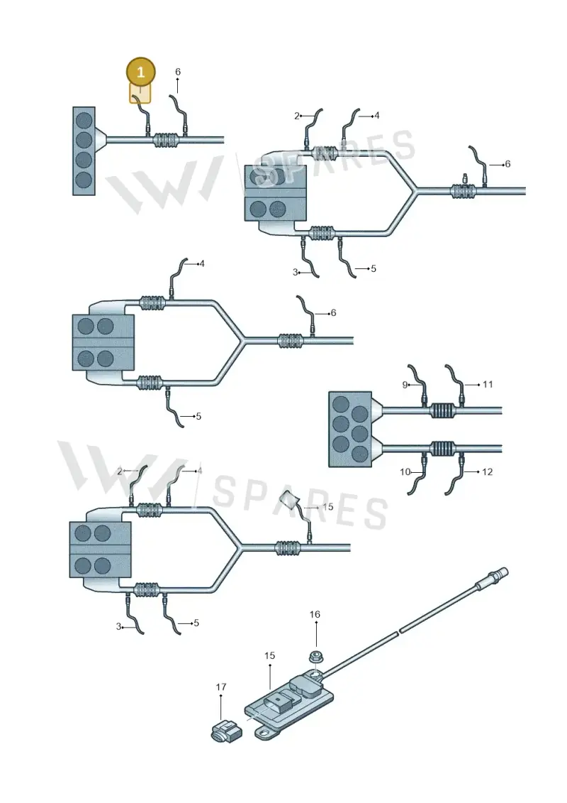 03E906262C — Skoda Roomster (2010-2015) diagram 419906100, position 1