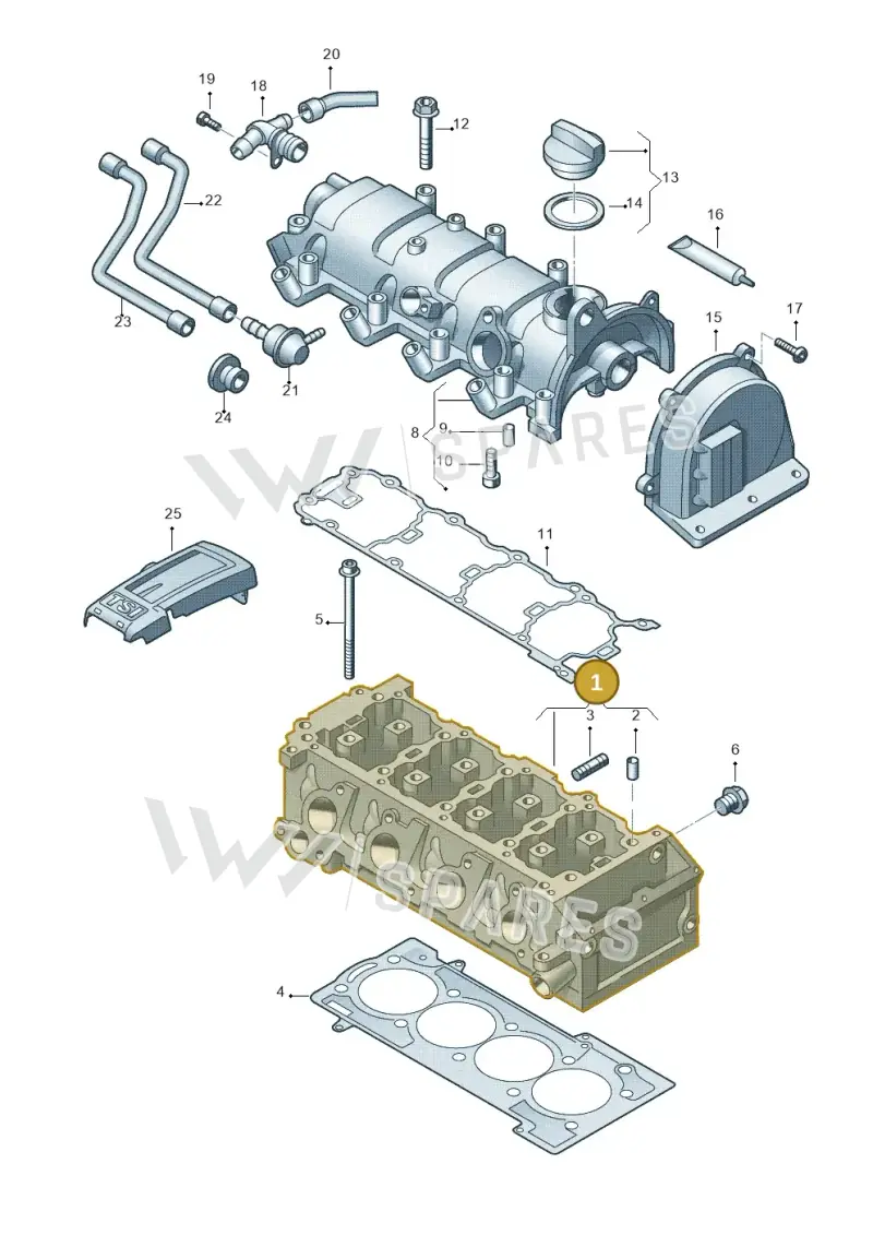 03F103264 — Skoda Yeti (2013-2017) diagram 729103410, position 1