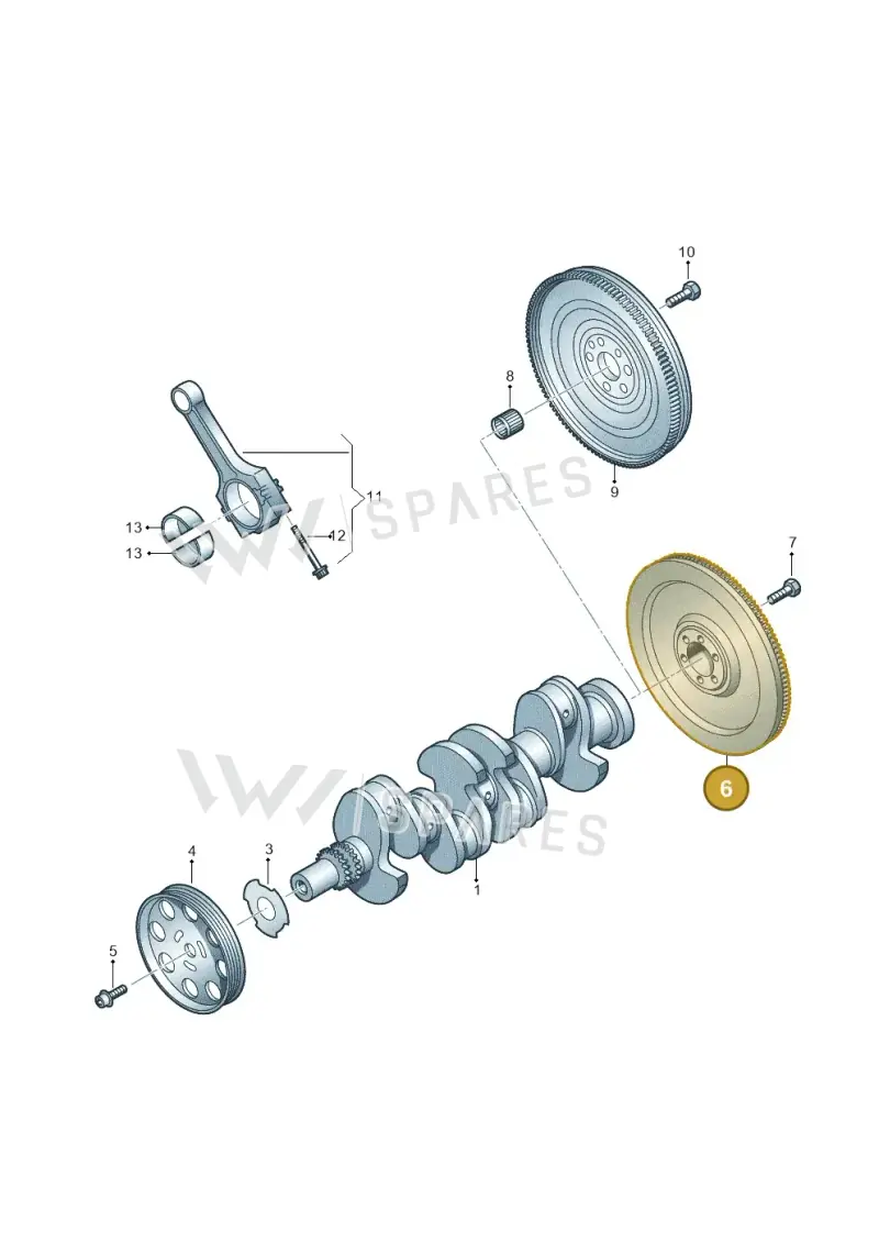 03F105266 — Skoda Yeti (2013-2017) diagram 649105010, position 6