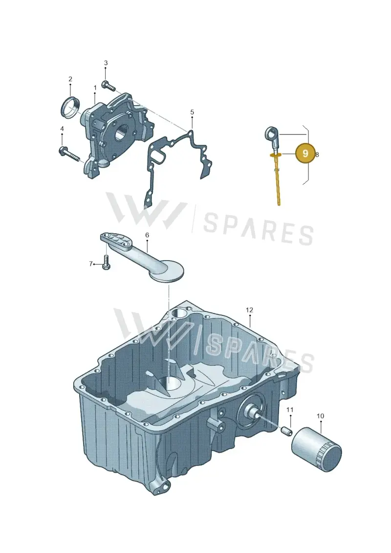 03F115331 — Skoda Citigo (2011-2019) diagram 723115100, position 9