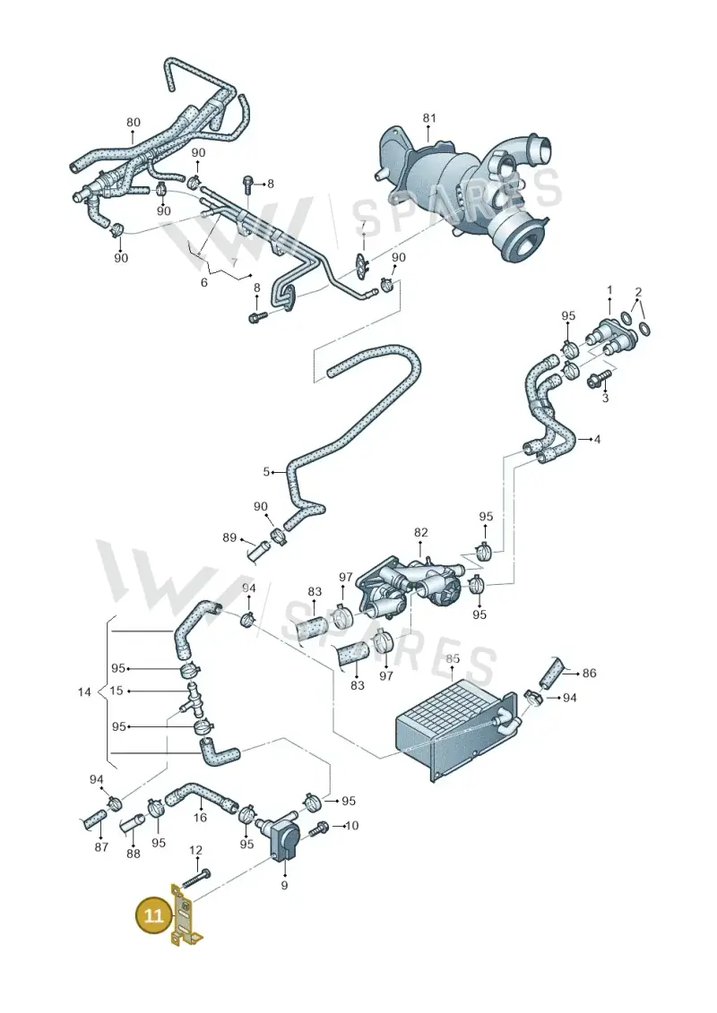 03F121093 — Skoda Rapid (2012-2022) diagram 672121170, position 11