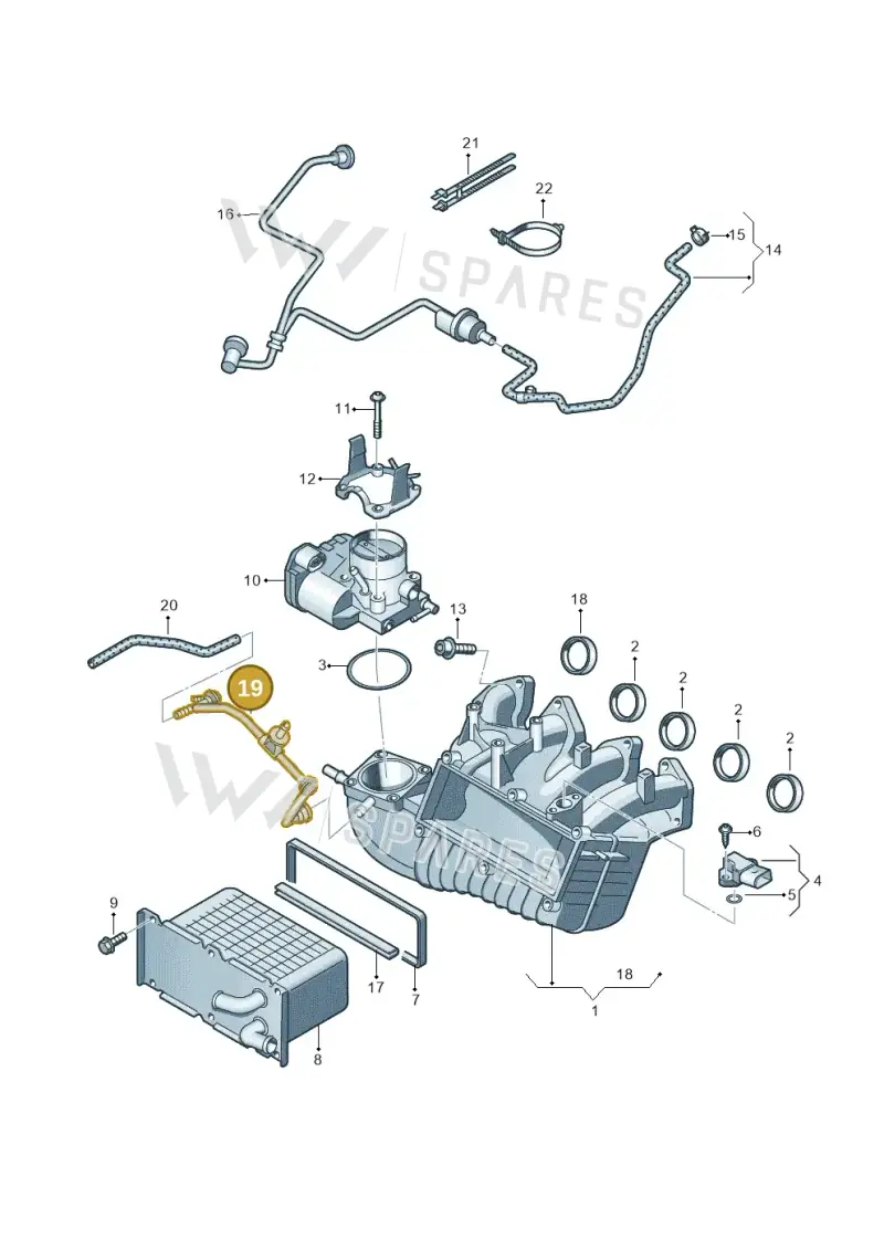 03F133751B — Skoda Yeti (2013-2017) diagram 649133200, position 19