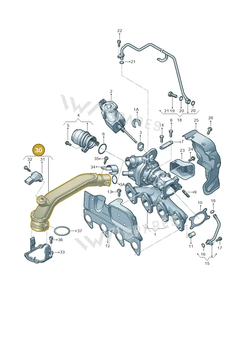 03F145673F — Skoda Yeti (2013-2017) diagram 697145400, position 30