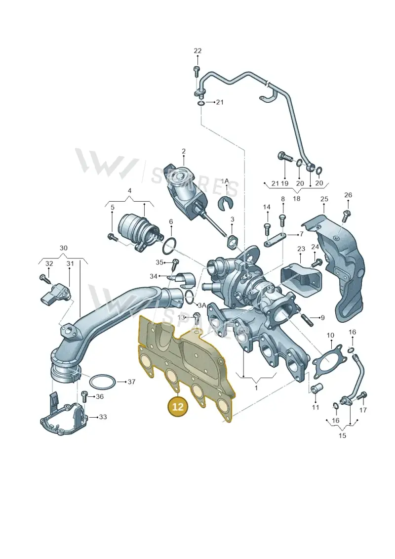 03F253041AA — Skoda Yeti (2013-2017) diagram 697145400, position 12