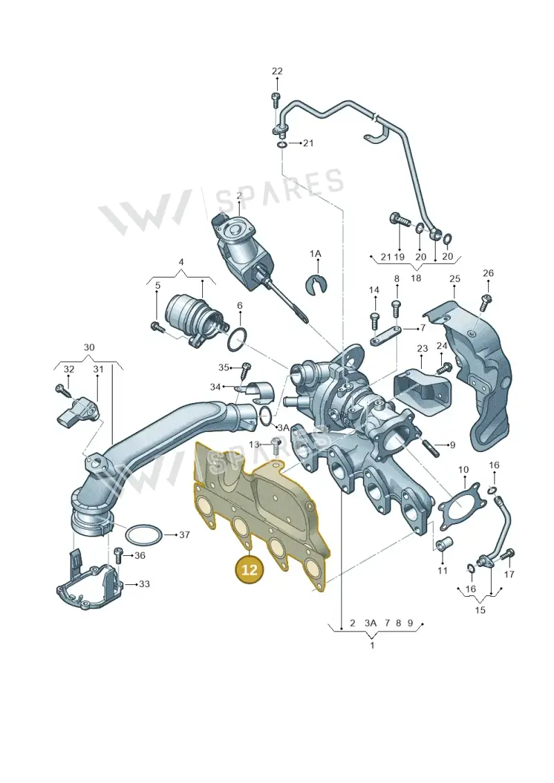 03F253041AA — Skoda Fabia Scout (2010-2014) diagram 729145500, position 12