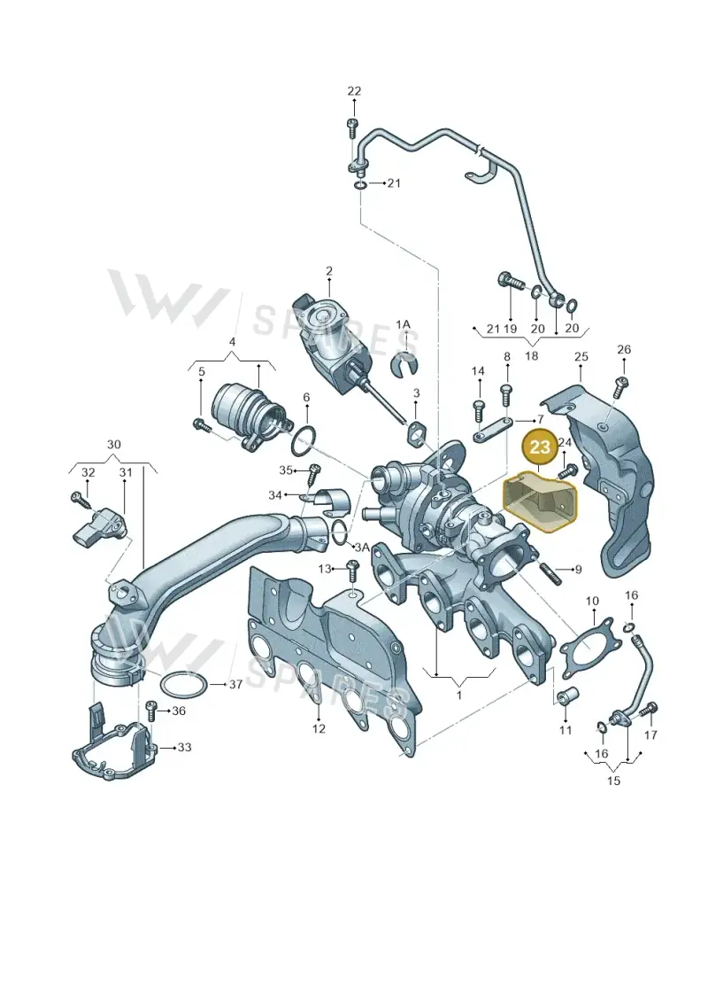 03F253041G — Skoda Roomster (2010-2015) diagram 697145400, position 23