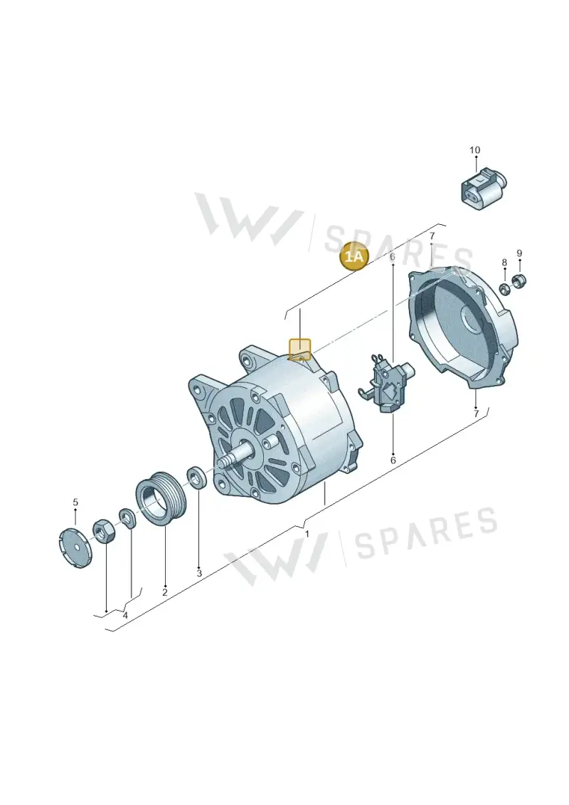 03F903023DX — Skoda Yeti (2013-2017) diagram 631903000, position 1A