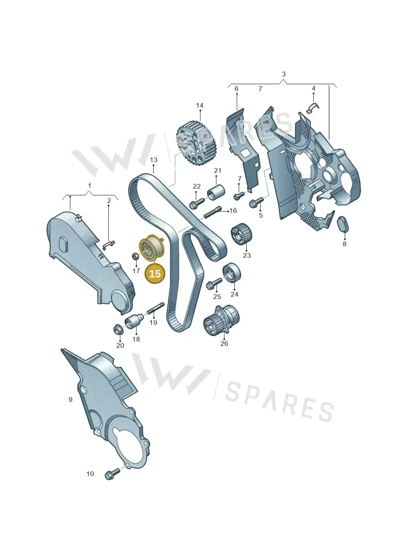 03L109243B — Skoda Rapid (2012-2022) diagram 672109750, position 15