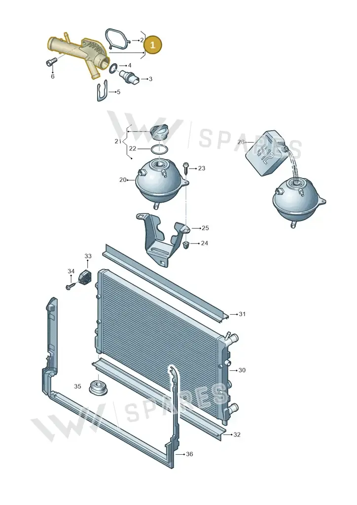03L121132F — Skoda Rapid (2012-2022) diagram 672121850, position 1