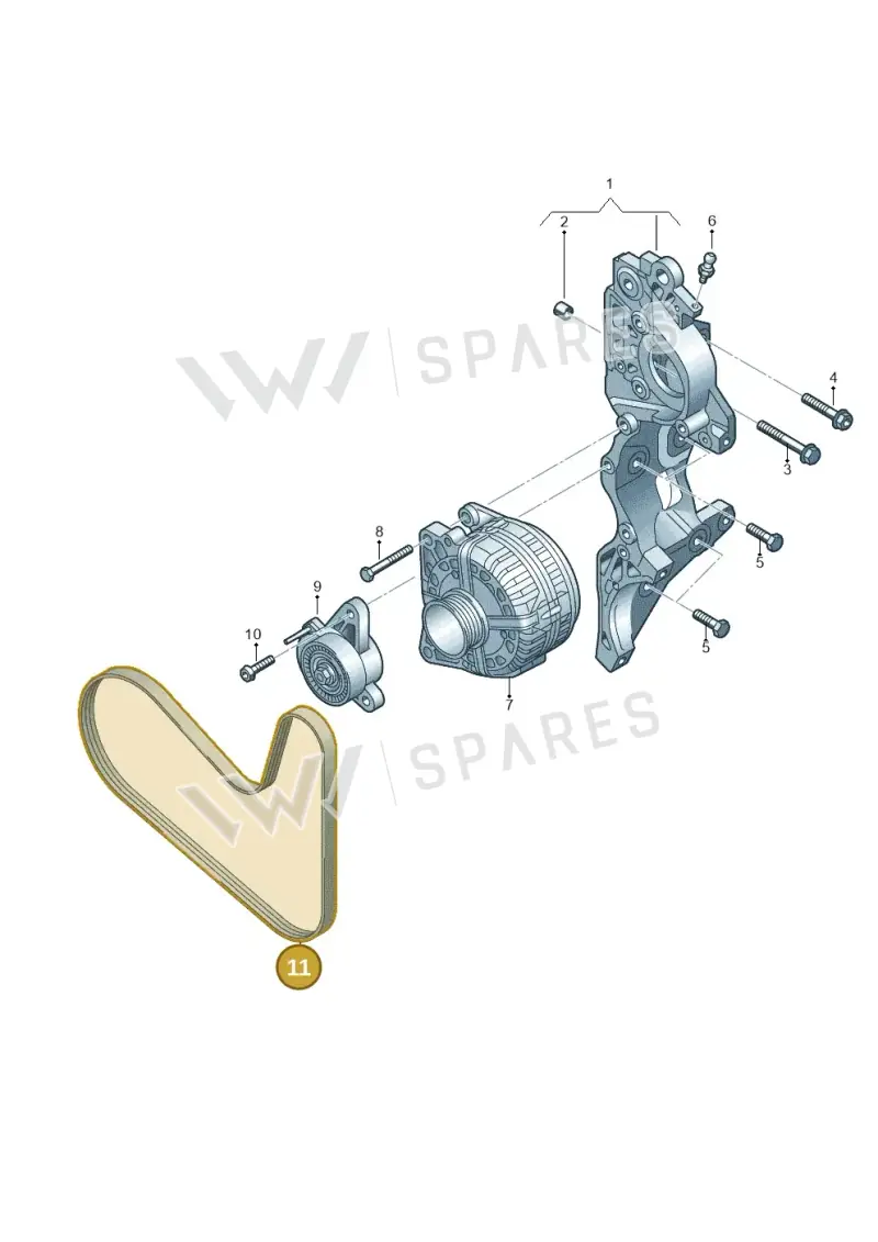 03L998037F — Skoda Kamiq (2019-) diagram 745903450, position 11