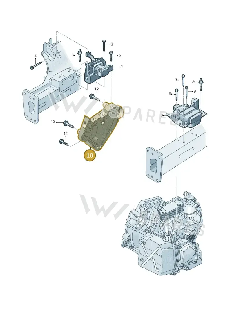 03N199207 — Skoda Kodiaq (2016-2024) diagram 793199900, position 10