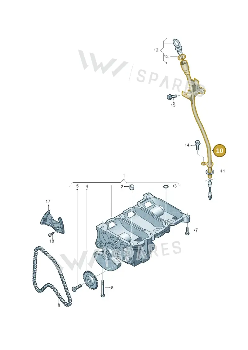 03P103634 — Skoda Roomster (2010-2015) diagram 672115200, position 10
