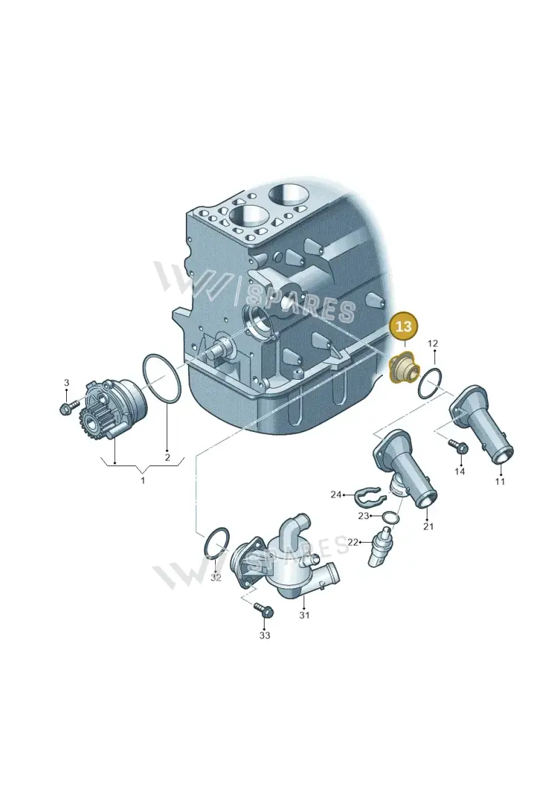 044121113 — Skoda Superb comfort (2008-2013) diagram 649121090, position 13