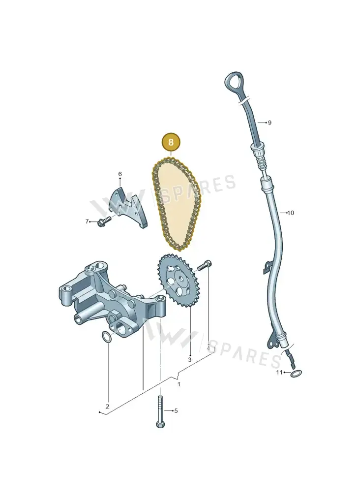 045115230A — Skoda Fabia Ambiente (2009-2013) diagram 231115300, position 8