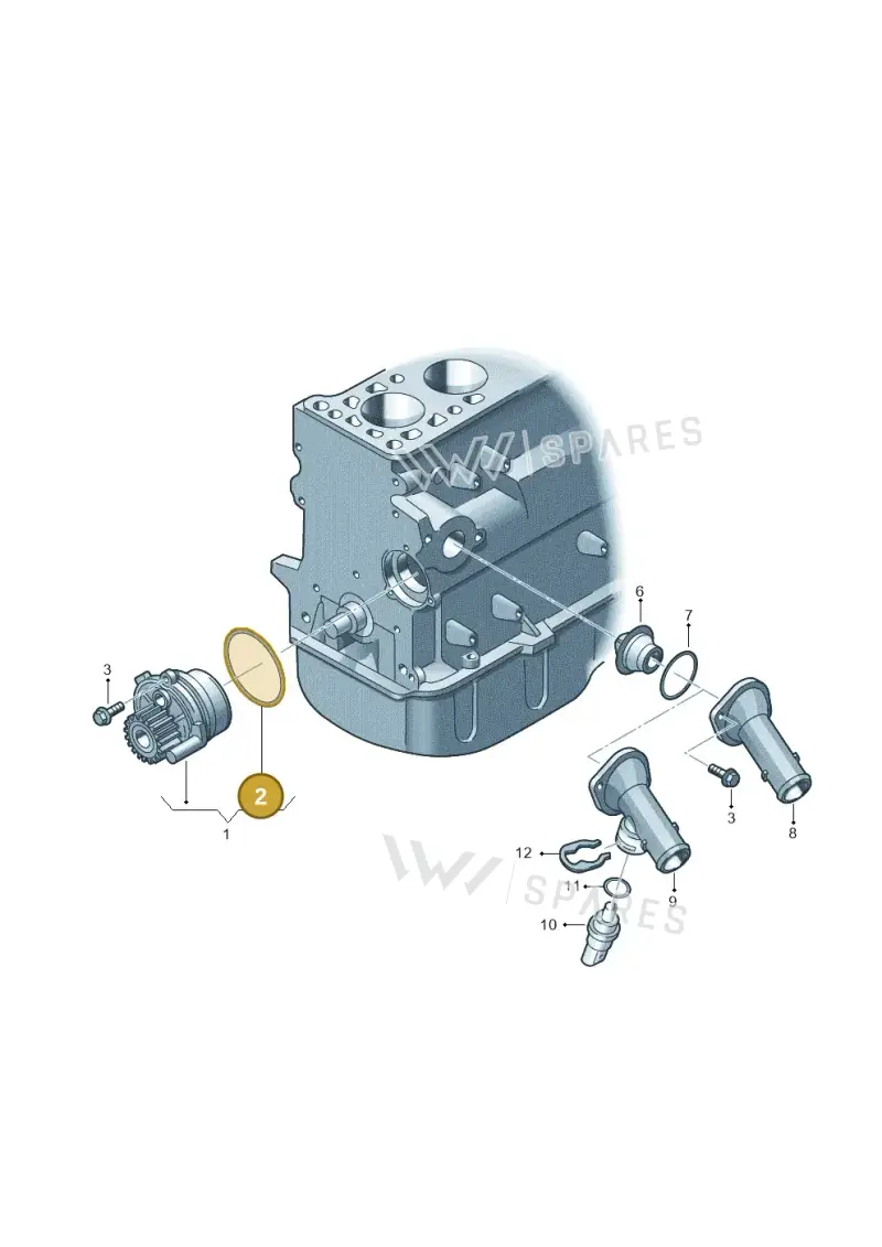 045121119A — Skoda OCTAVIA/COMBI/4X4      04> (2004-) diagram 409121100, position 2