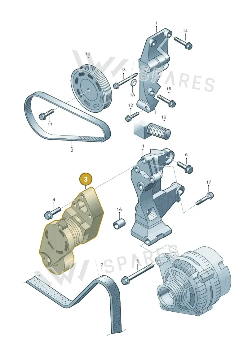 045903315A — Skoda Fabia Ambiente (2009-2013) diagram 481903350, position 3