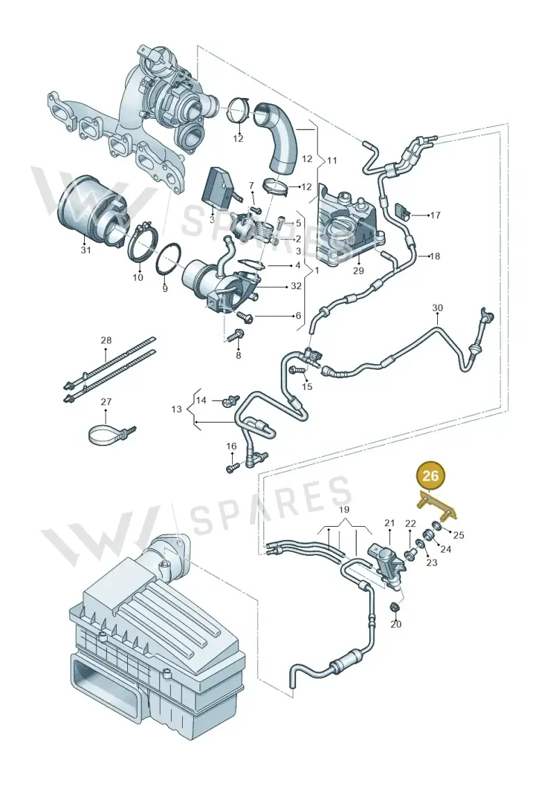 046130405 — Skoda Kamiq (2019-) diagram 434131040, position 26