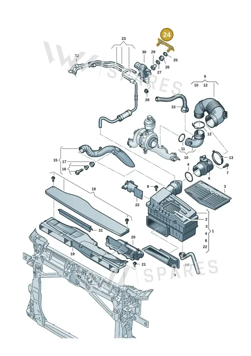046130405 — Skoda Kodiaq (2024-) diagram 57x129300, position 24