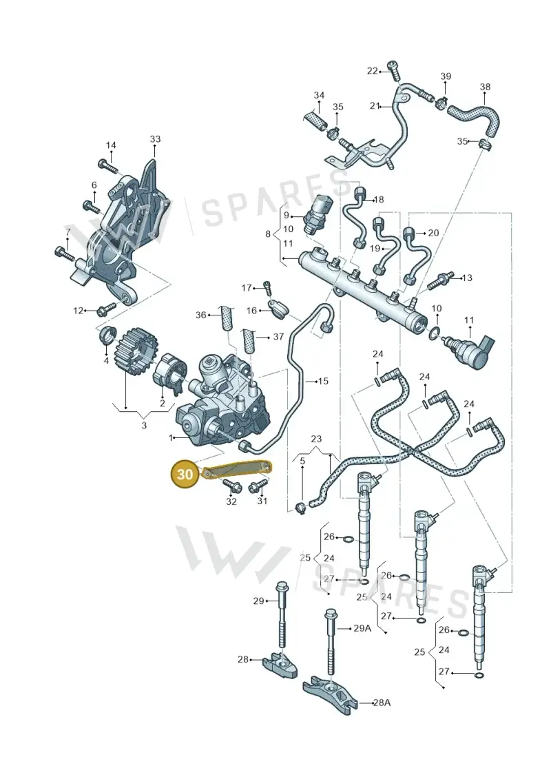 04B130389A — Skoda Fabia (2014-2022) diagram 773130000, position 30