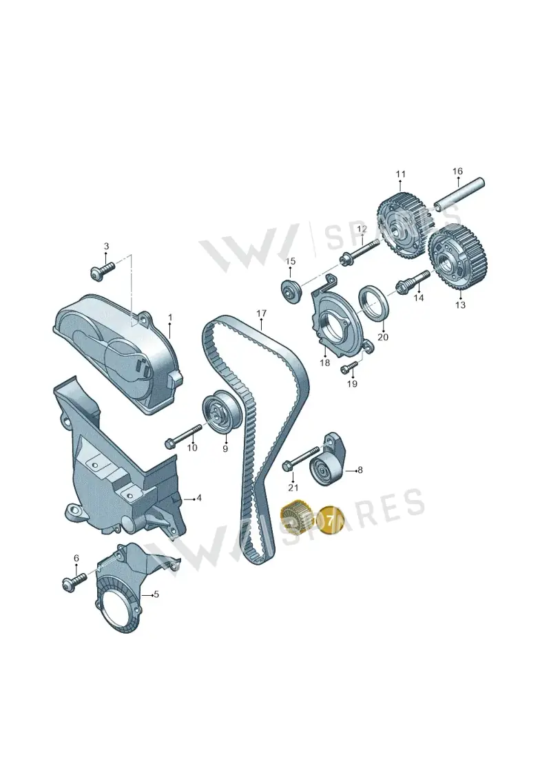 04C105263B — Skoda Fabia (2021-) diagram 837109053, position 7