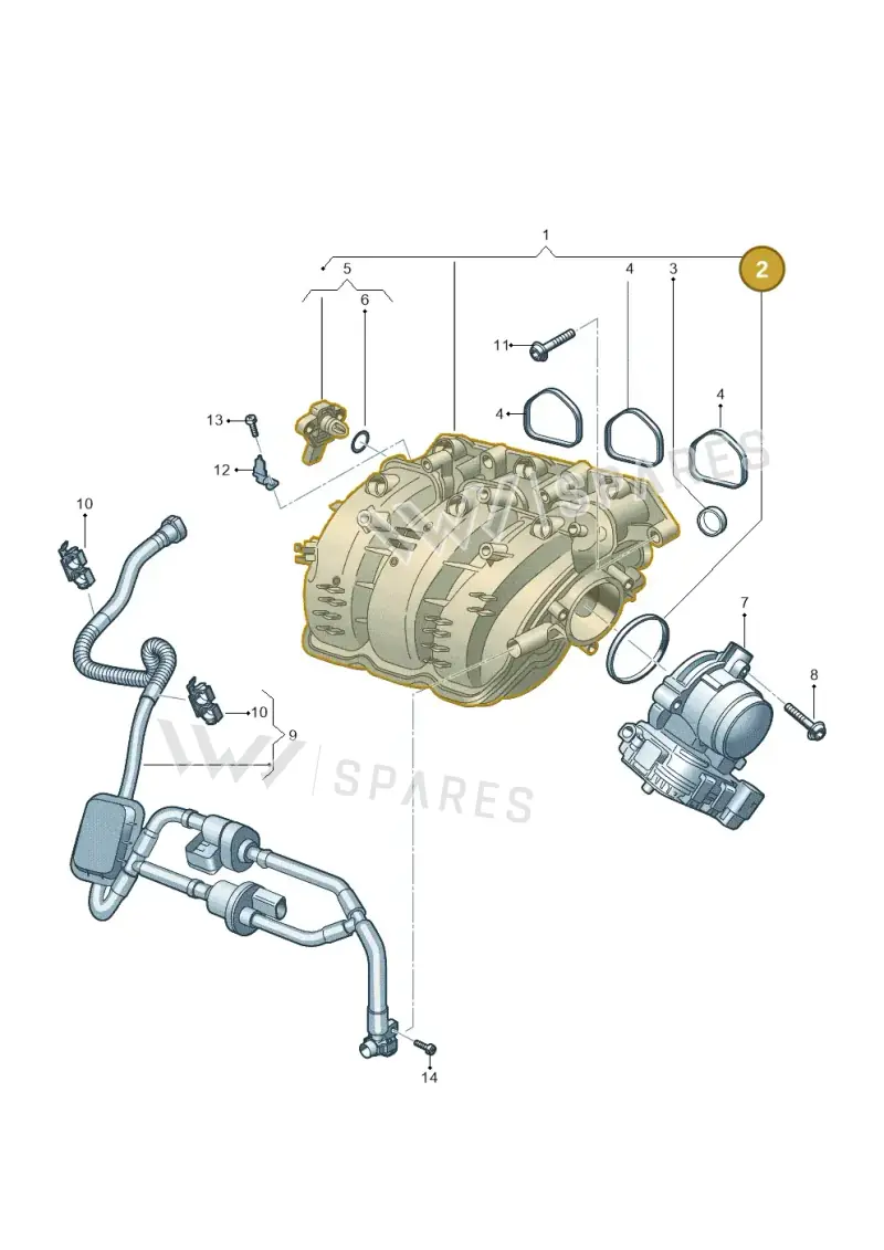 04C133073B — Skoda Fabia (2021-) diagram 837133020, position 2