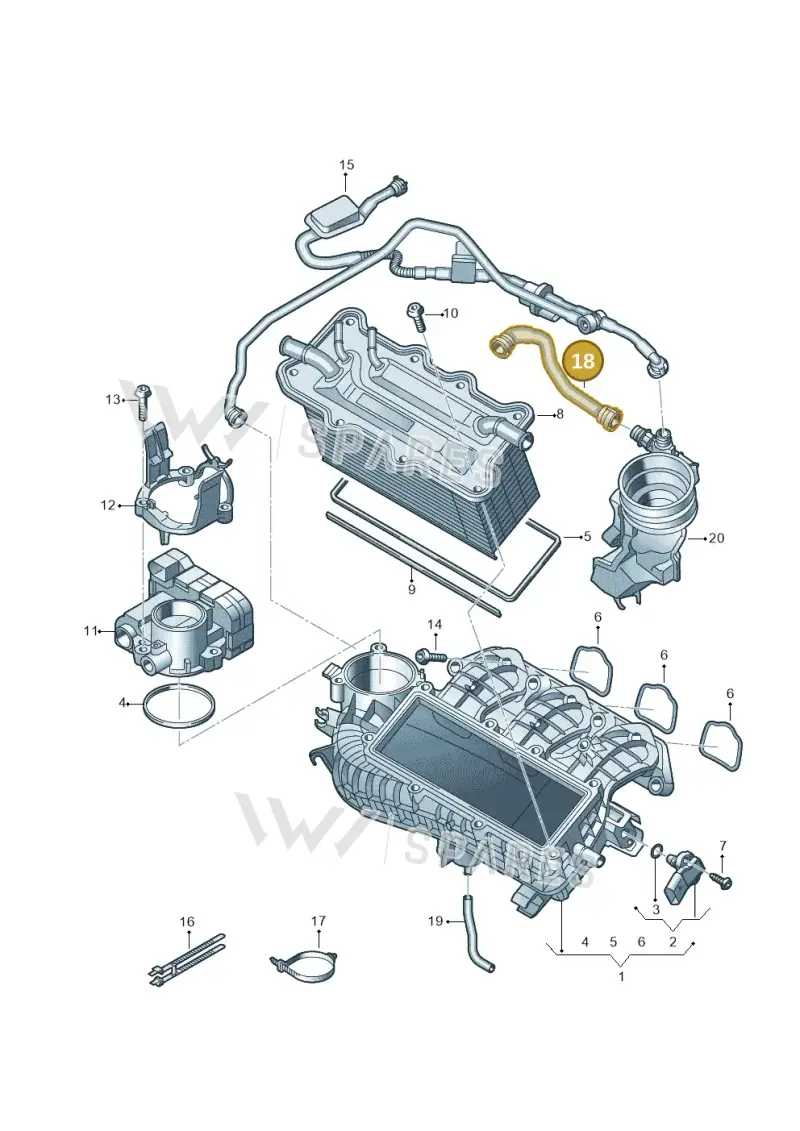 04C133352BE — Skoda Kamiq (2019-) diagram 587133002, position 18