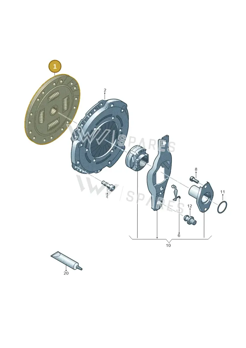 04C141016E — Skoda Kamiq (2019-) diagram 747141100, position 1