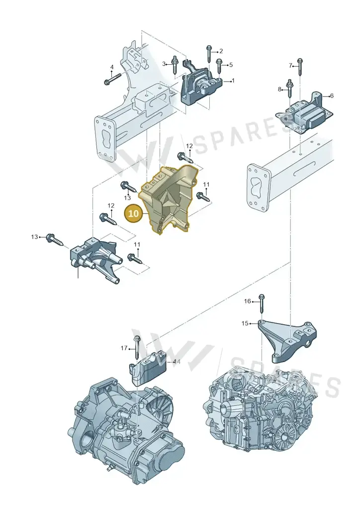 04C199207AE — Skoda Kamiq (2019-) diagram 837199500, position 10