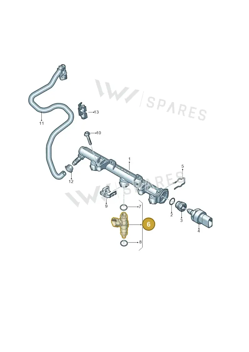 04C906031G — Skoda Fabia (2021-) diagram 837133125, position 6