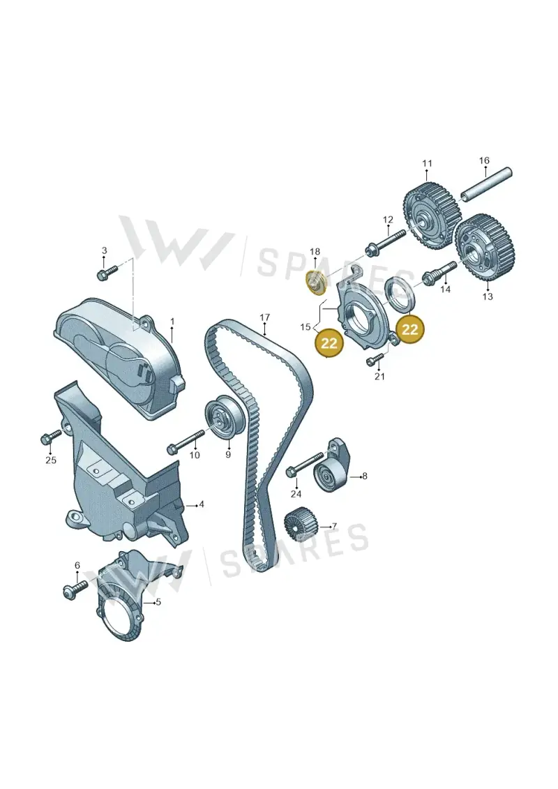 04E103085AN — Skoda Kodiaq (2024-) diagram 813109050, position 22