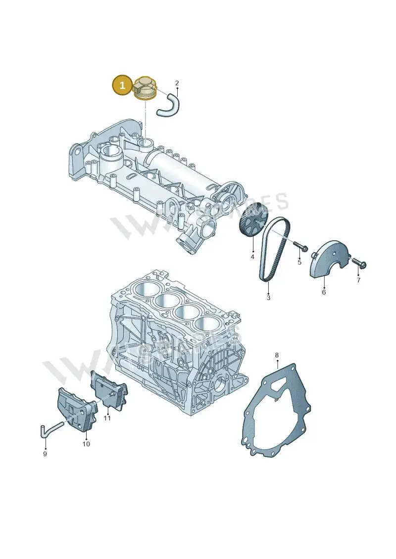 04E103175 — Skoda Fabia (2021-) diagram 837103930, position 1