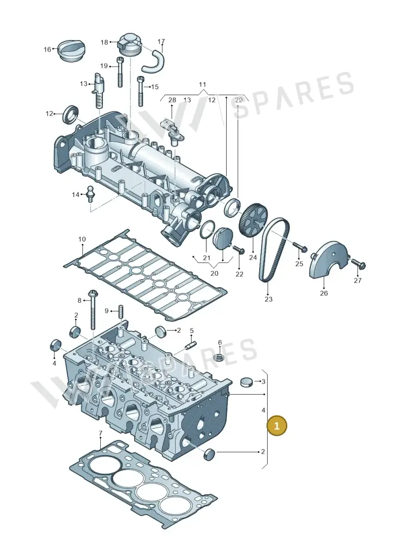 04E103264C — Skoda Kodiaq (2018-2022) diagram 746103410, position 1