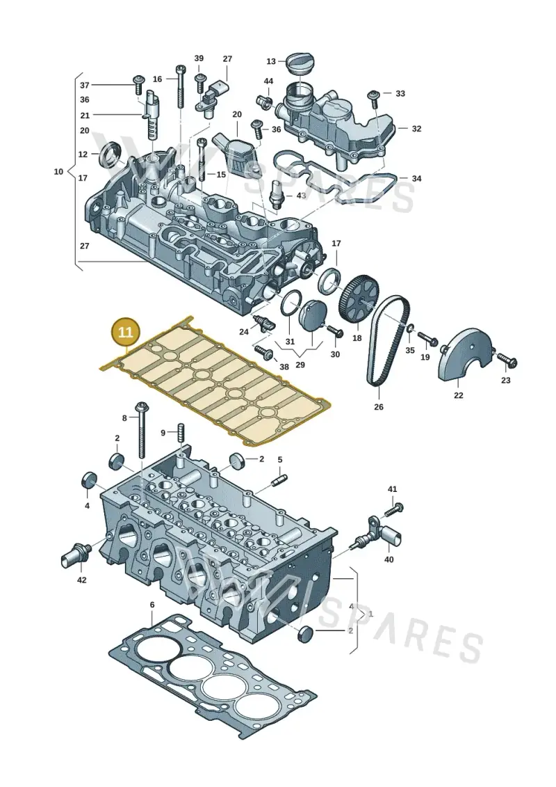 04E103483S — Skoda Fabia (2021-) diagram 597103028, position 11