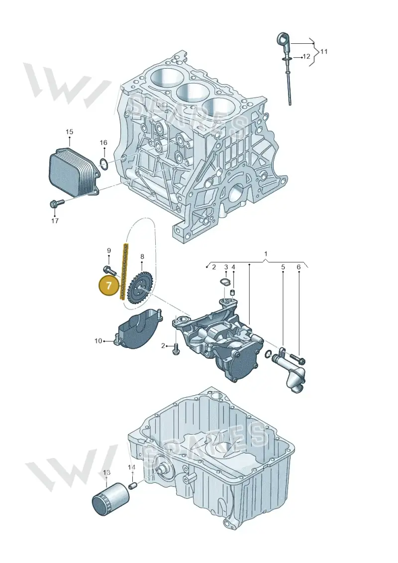 04E115225F — Skoda Fabia (2021-) diagram 587115010, position 7