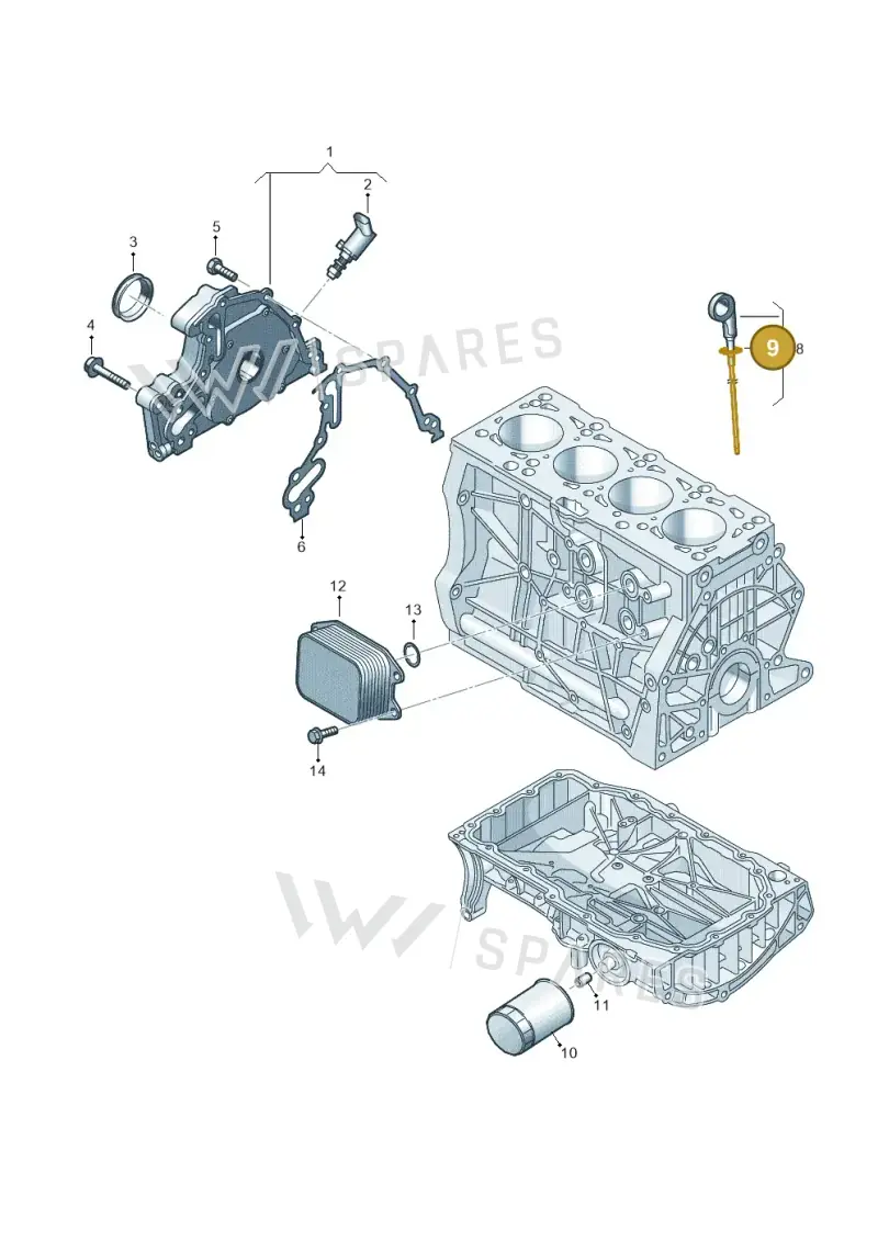 04E115331A — Skoda Fabia (2021-) diagram 827115040, position 9