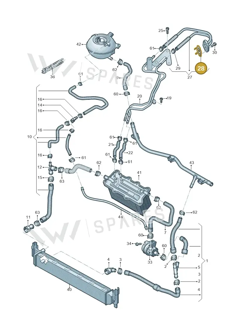 04E121687 — Skoda Kamiq (2019-) diagram 837121000, position 28