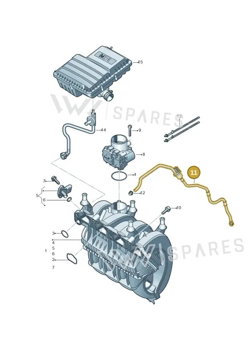 04E133781Q — Skoda Rapid (2012-2022) diagram 781133200, position 11