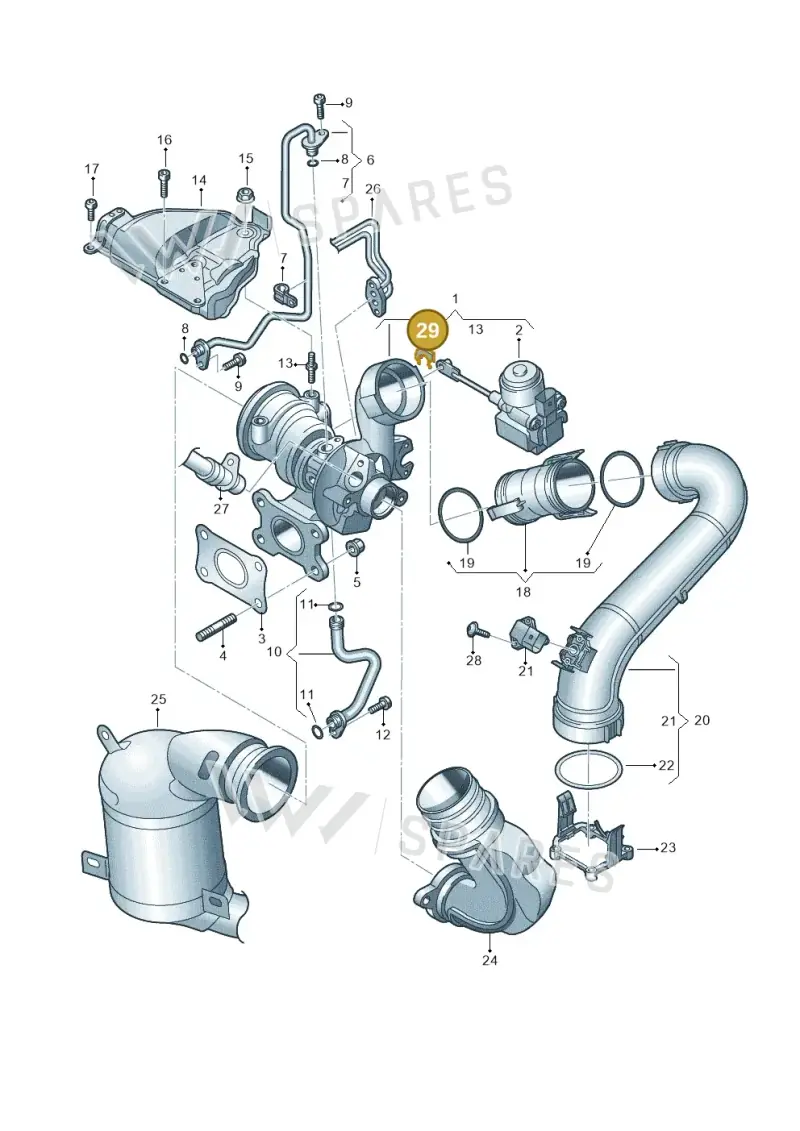 04E145220 — Skoda Kodiaq (2018-2022) diagram 884145210, position 29