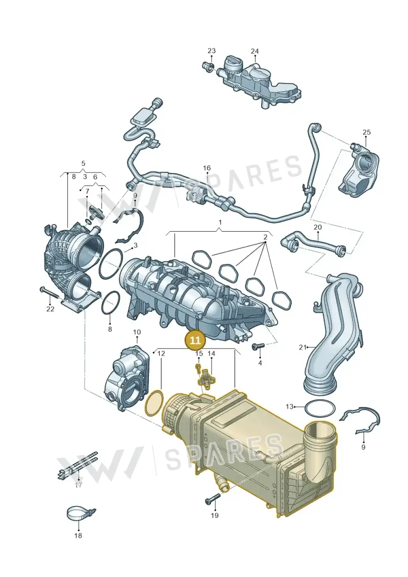 04E145785M — Skoda Kamiq (2019-) diagram 813133050, position 11