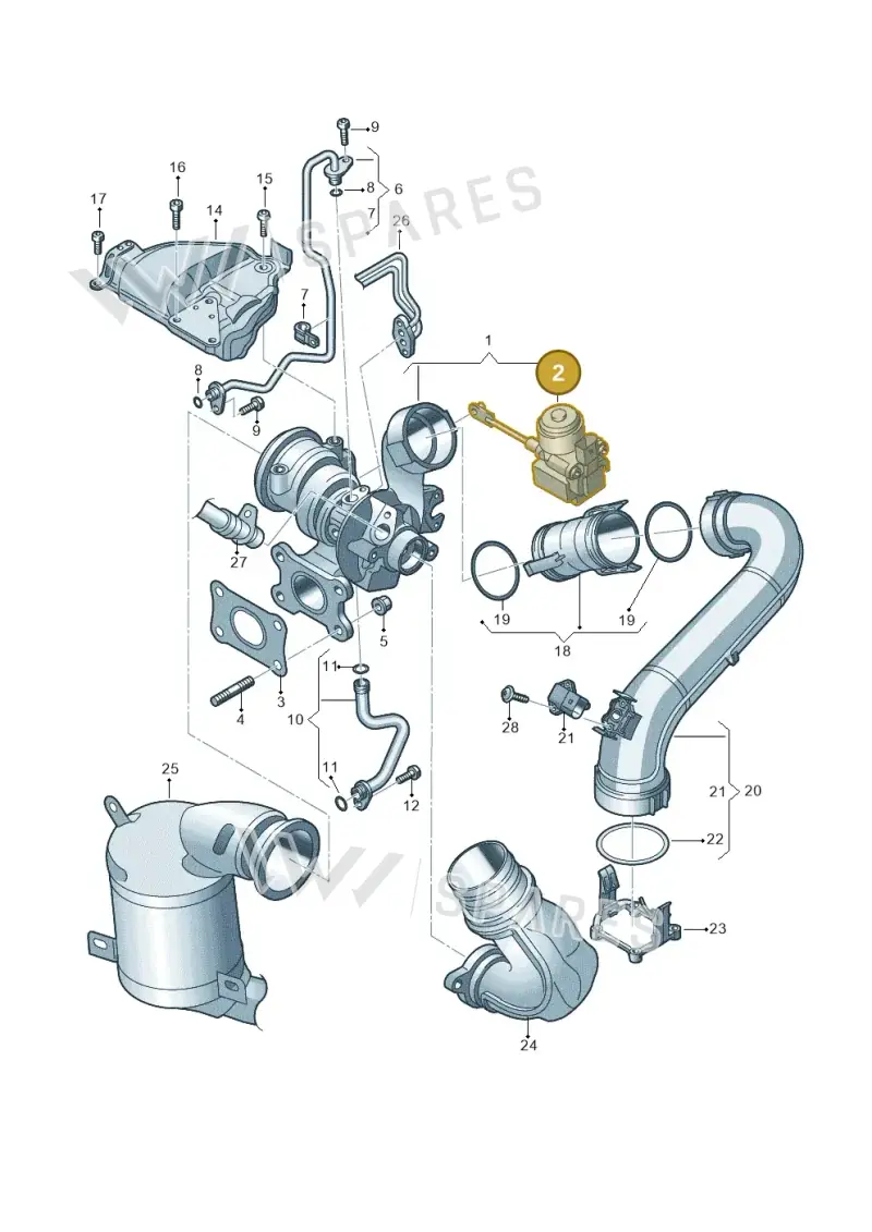 04E198725K — Skoda Karoq (2017-2022) diagram 747145520, position 2