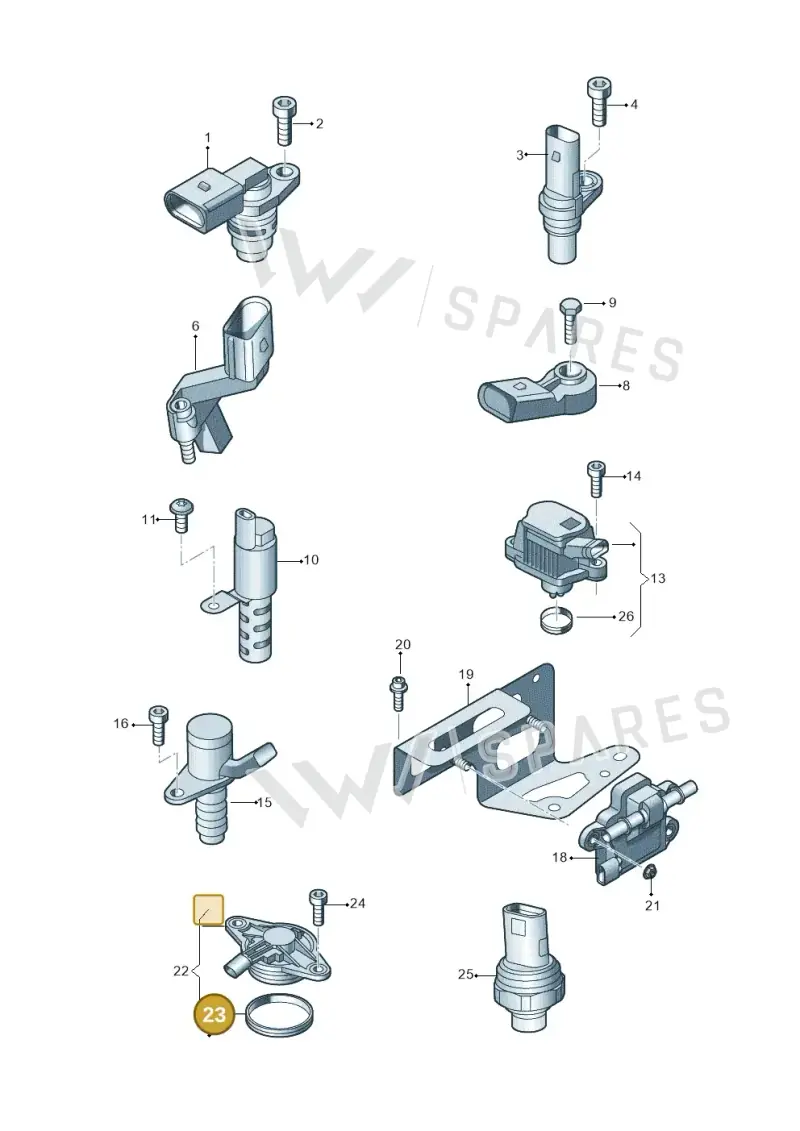 04E906145 — Skoda Fabia (2021-) diagram 827906300, position 23