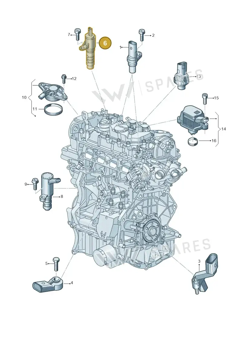 04E906455AC — Skoda Kodiaq (2024-) diagram 907601006, position 6